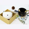 Cat-ear mugs, ceramic breakfast cups, couple cups, cat-ear gilded cups Specification image